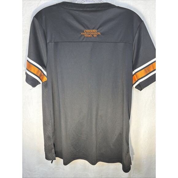 Women’s First Flight Harley Davidson Jersey Size Large Black Jerseys - Picture 6 of 8